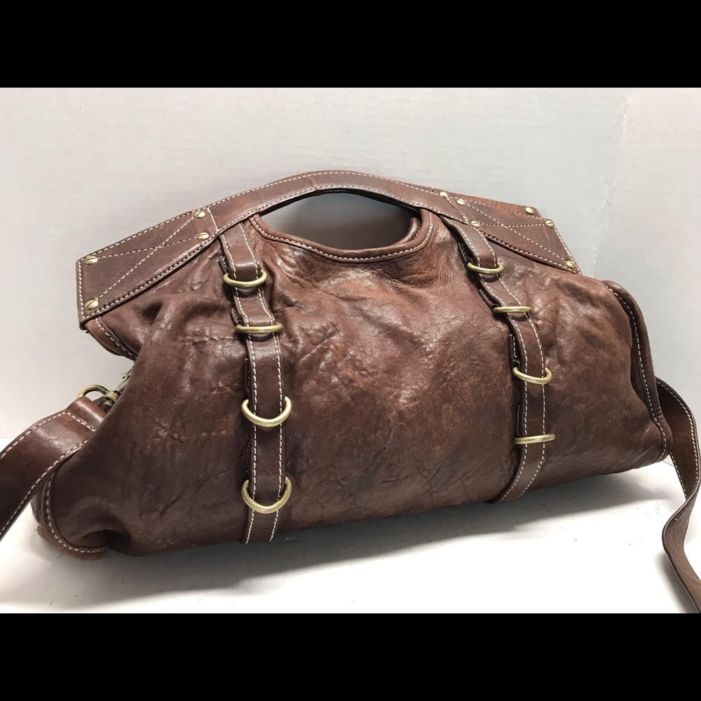 Cynthia Rowley Women’s Brown Pebbled Leather Bag